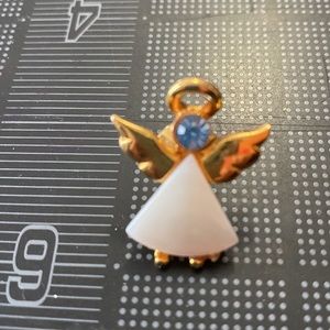 Guardian of Angel, mother of pearl pin brooch